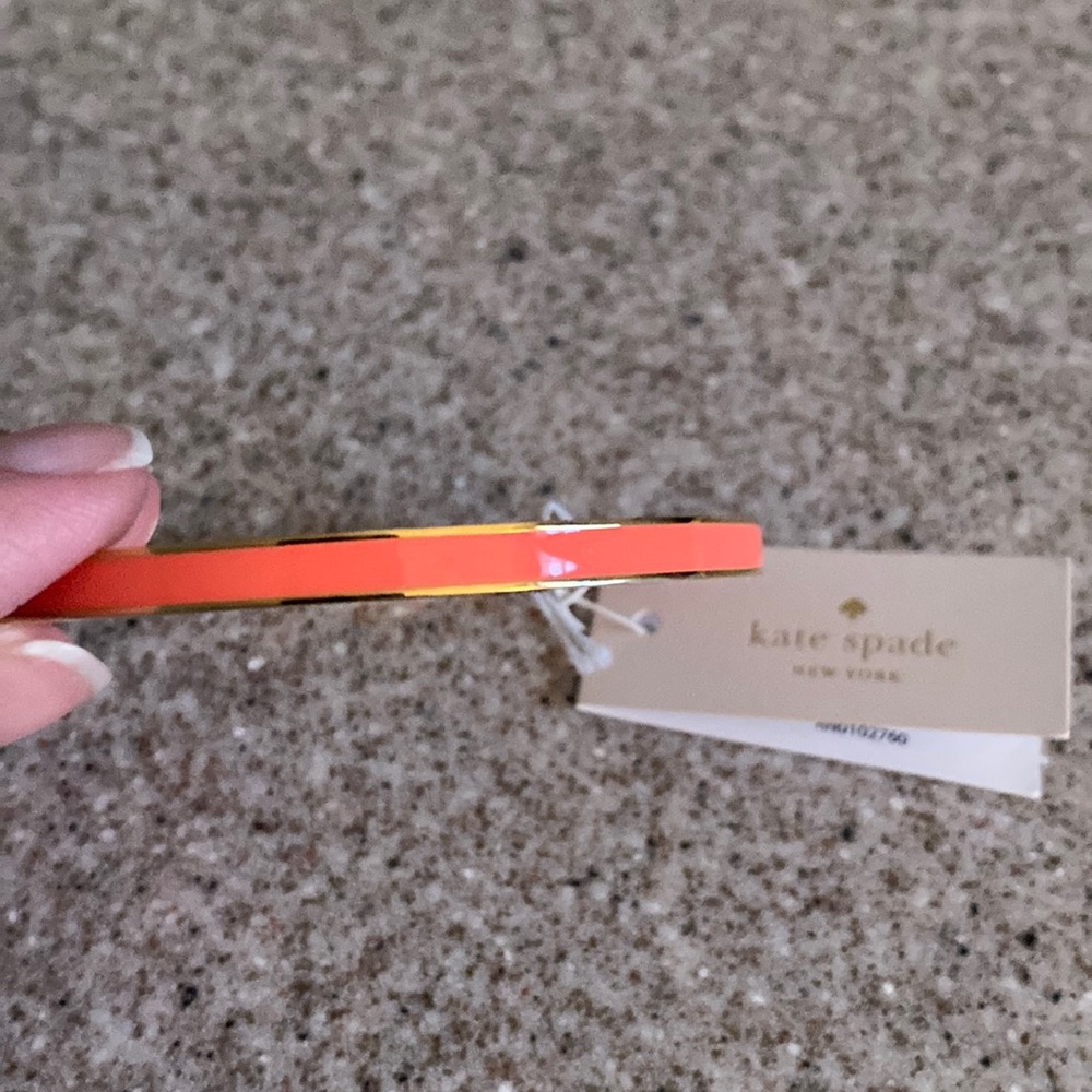 Kate Spade Earn Your Stripes Coral Bracelet. New